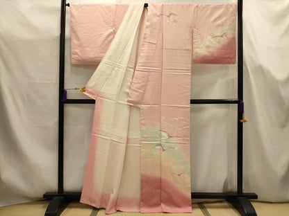 平和屋着物■訪問着　飛鳥文　暈し染め　金彩　正絹　逸品　AABJ7718sx
