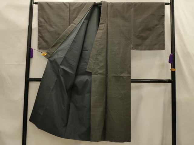 平和屋着物■男性　本場大島紬　アンサンブル　100亀甲　総詰め　証紙付き　久野織物謹製　正絹　逸品　AABJ7727sx