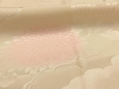 平和屋着物■長襦袢　袷　菊桐文　暈し染め　正絹　逸品　AABJ7730sx