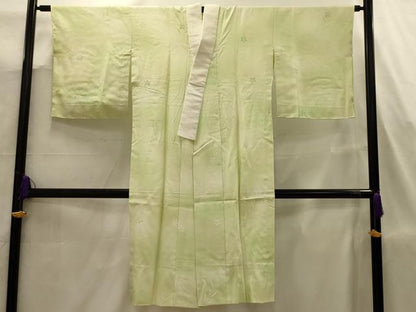 平和屋着物■長襦袢　無双仕立て　草花文　暈し染め　正絹　逸品　AABJ7732sx