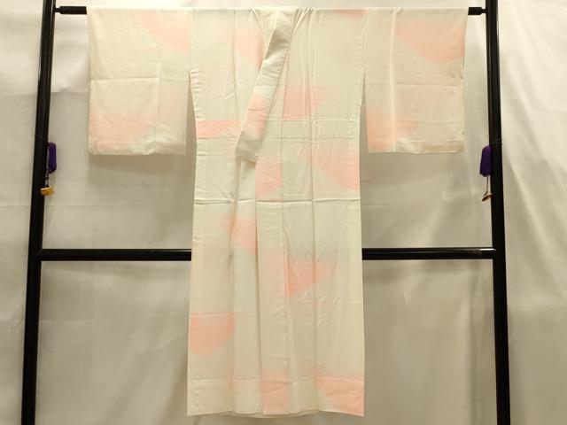 平和屋着物■長襦袢　無双仕立て　遠山文　暈し染め　正絹　逸品　AABJ7738sx