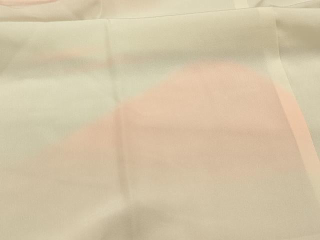 平和屋着物■長襦袢　無双仕立て　遠山文　暈し染め　正絹　逸品　AABJ7738sx