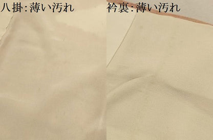 平和屋着物■上質な小紋　絞り　霞文　正絹　逸品　AABJ7741sx