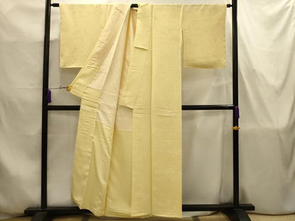 平和屋着物■上質な色無地　風景地紋　砥粉色　正絹　逸品　AABJ7750sx
