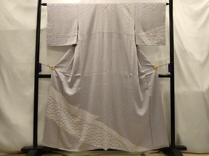 平和屋着物■訪問着　絞り　青海波　正絹　逸品　AABJ7759sx