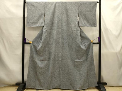 平和屋着物■大変加工の良い総絞り小紋　正絹　逸品　AABJ7764sx