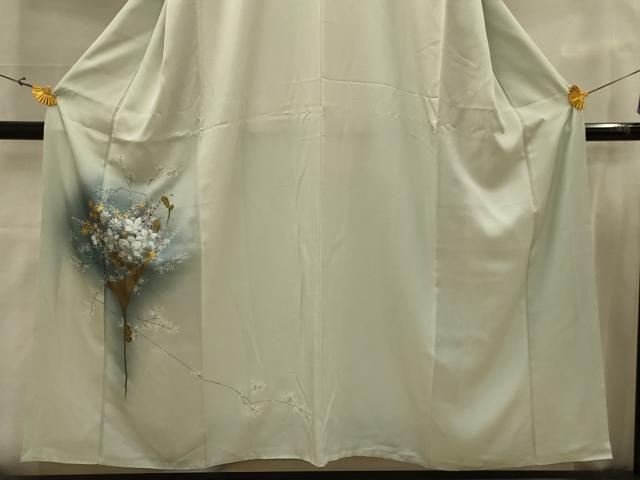 平和屋着物■訪問着　花束文　暈し染め　金彩　三越扱い　正絹　逸品　AABJ7783sx