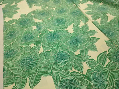 平和屋着物■上質な小紋　花づくし　正絹　逸品　AABJ7796sx