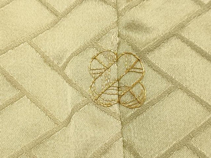 平和屋着物■訪問着　駒刺繍　草花文　暈し染め　金彩　正絹　逸品　AABJ7800sx