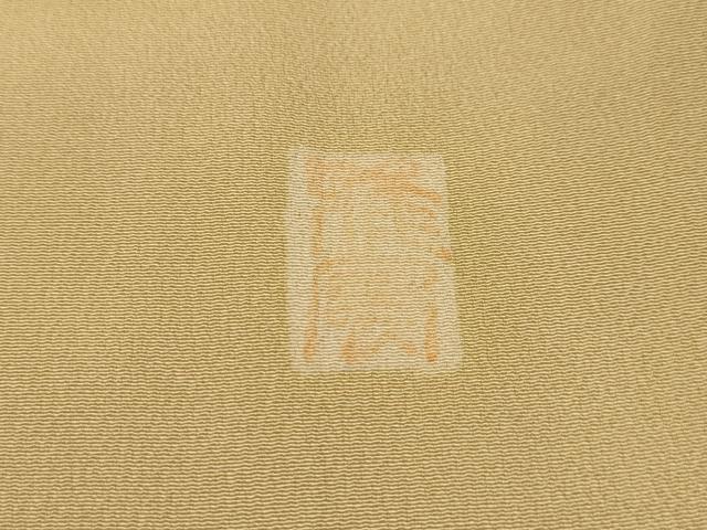 平和屋着物■豪華色留袖　作家物　刺繍　花菱文　正絹　逸品　AABJ7801sx