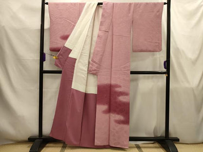 平和屋着物■訪問着　駒刺繍　霞光琳菊　暈し染め　金彩　正絹　逸品　AABJ7819sx