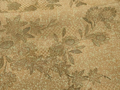 平和屋着物■上質な小紋　草花文　正絹　逸品　AABJ7838sx