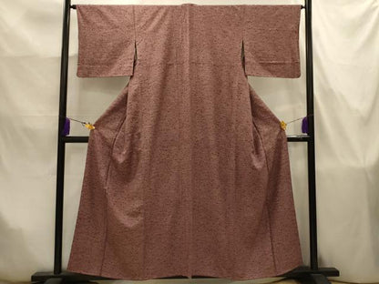 平和屋着物■上質な小紋　鳳凰花唐草文　正絹　逸品　AABJ7840sx