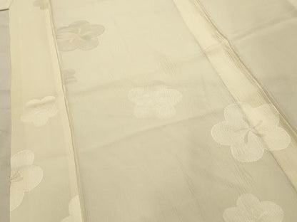 平和屋着物■長襦袢　無双仕立て　絞り　舞梅文　正絹　逸品　AABJ7844sx