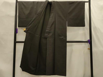 平和屋着物■男性　紬　絣文様　正絹　逸品　AABJ7863sx