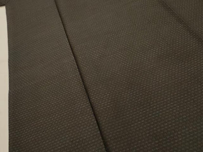 平和屋着物■男性　紬　絣文様　正絹　逸品　AABJ7863sx