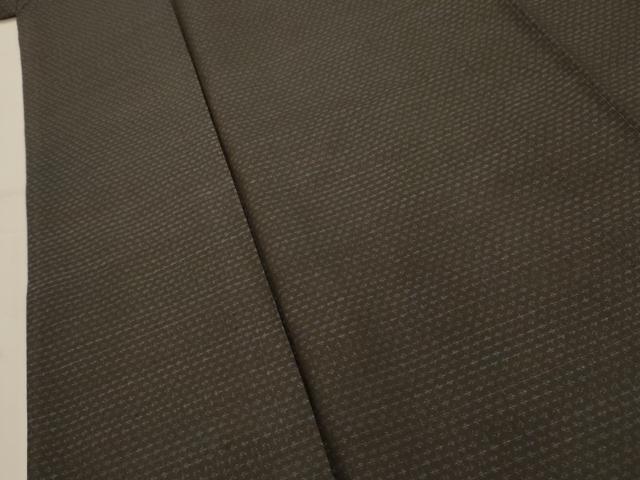 平和屋着物■男性　紬　絣文様　正絹　逸品　AABJ7863sx
