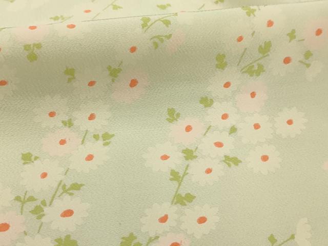 平和屋着物■長襦袢　無双仕立て　草花文　正絹　逸品　AABJ7865sx