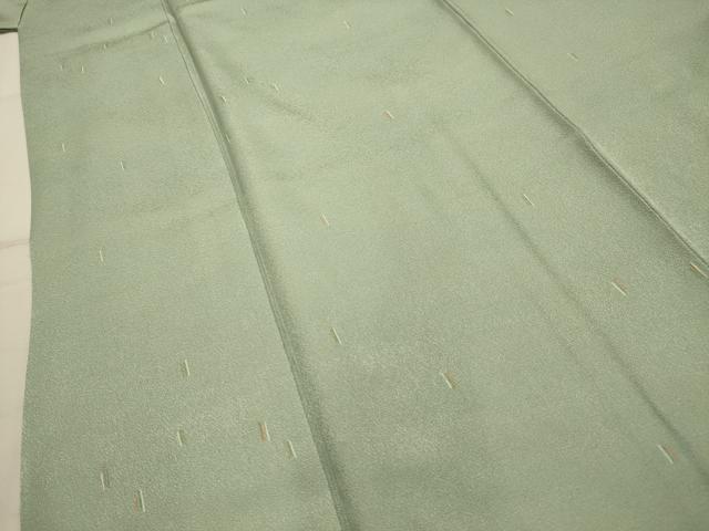 平和屋着物■上質な小紋　絣文様　正絹　逸品　AABJ7880sx