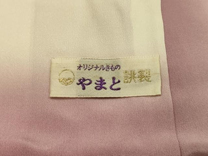 平和屋着物■訪問着　刺繍　花鼓文　暈し染め　やまと誂製　正絹　逸品　AABJ7884sx