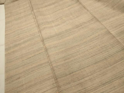 平和屋着物■上質な紬　横段文　正絹　逸品　AABJ7885sx
