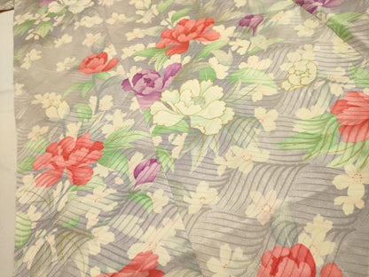 平和屋着物■豪華振袖　流水花文　金彩　正絹　逸品　AABJ7890sx