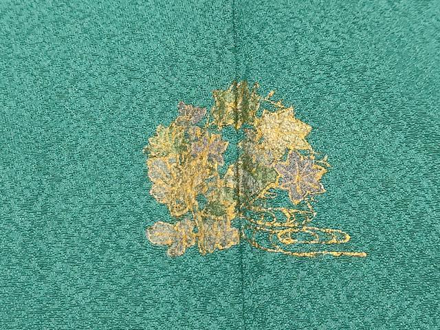 平和屋着物■訪問着　草花文　暈し染め　金銀彩　正絹　逸品　AABJ7898sx