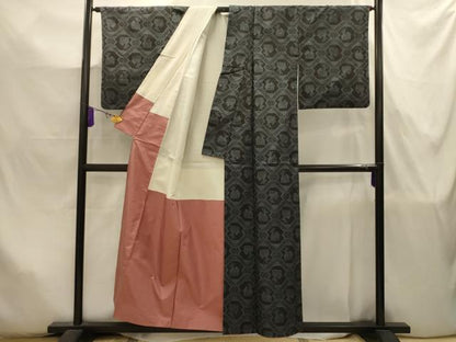 平和屋着物■本場大島紬　7マルキ　有栖川文様　正絹　逸品　AABJ7904sx