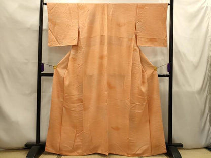 平和屋着物■上質な小紋　芝文　暈し染め　正絹　逸品　AABJ7915sx