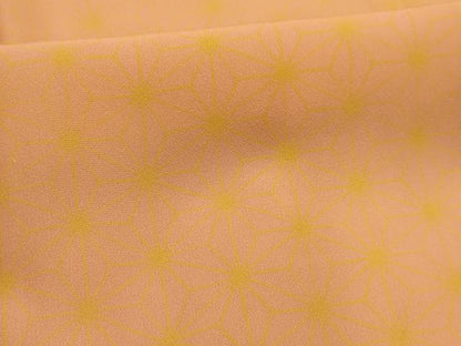 平和屋着物■長襦袢　袷　麻の葉文様　洗える着物　半衿刺繍　AABJ7923sx