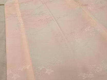 平和屋着物■振袖用長襦袢　無双仕立て　流水花文　暈し染め　洗える着物　AABJ7925sx