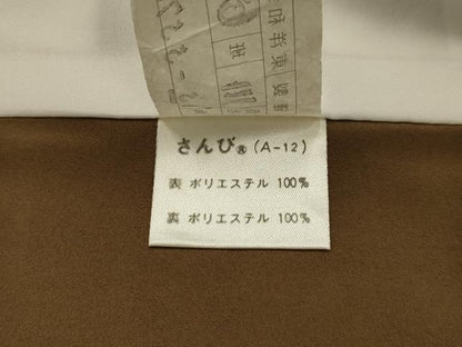 平和屋着物■小紋　雪芝楓文　さんび謹製　洗える着物　AABJ7927sx
