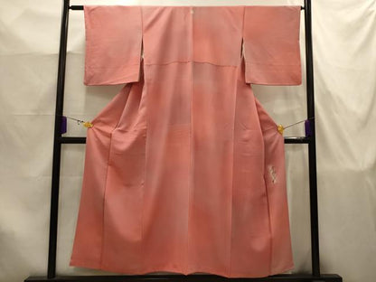 平和屋着物■染色作家　斉藤三才　小紋　霞文　暈し染め　正絹　逸品　AABJ7932sx