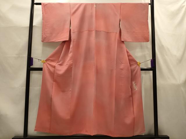 平和屋着物■染色作家　斉藤三才　小紋　霞文　暈し染め　正絹　逸品　AABJ7932sx