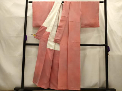 平和屋着物■染色作家　斉藤三才　小紋　霞文　暈し染め　正絹　逸品　AABJ7932sx