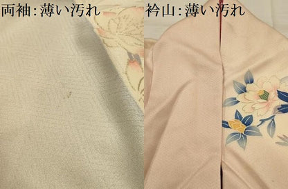 平和屋着物■豪華振袖　花車文　暈し染め　金彩　正絹　逸品　AABJ7933sx
