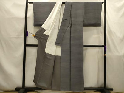 平和屋着物■虹色創家　本郷大田子　小紋　霞文　暈し染め　正絹　逸品　AABJ7934sx