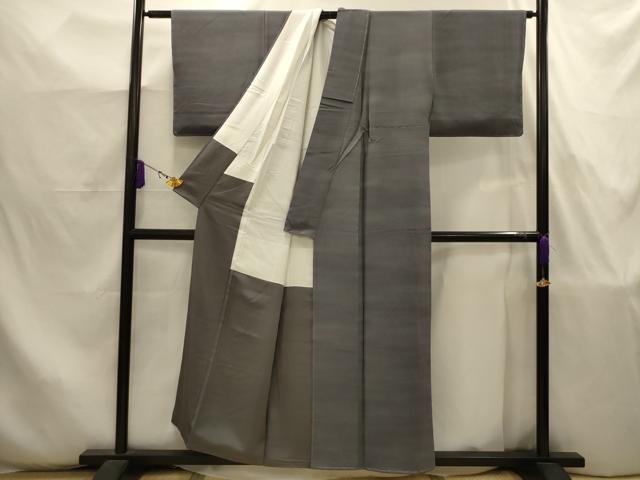 平和屋着物■虹色創家　本郷大田子　小紋　霞文　暈し染め　正絹　逸品　AABJ7934sx
