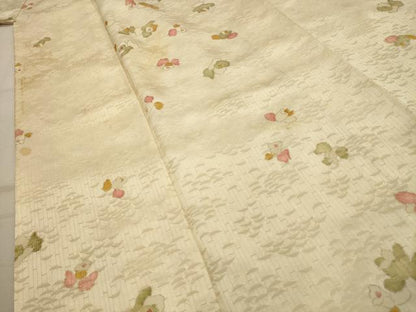 平和屋着物■上質な小紋　舞花文　金彩　正絹　逸品　AABJ7947sx