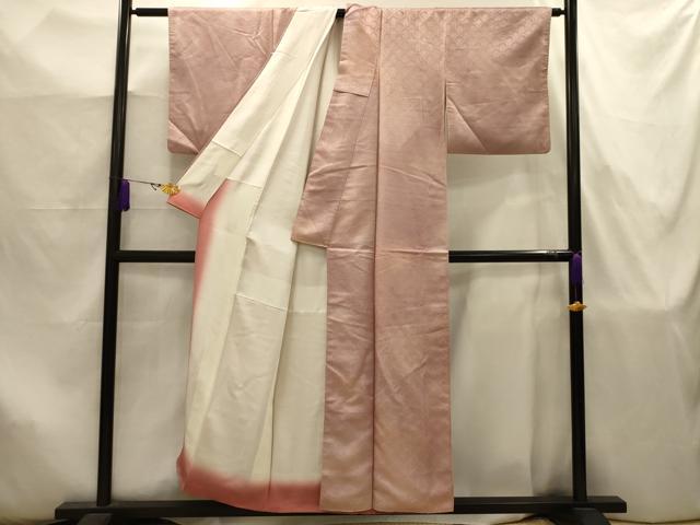 平和屋着物■上質な小紋　青海波　暈し染め　正絹　逸品　AABJ7948sx