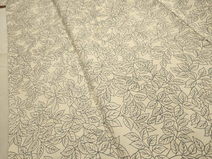 平和屋着物■上質な小紋　枝葉文　正絹　逸品　AABJ7949sx