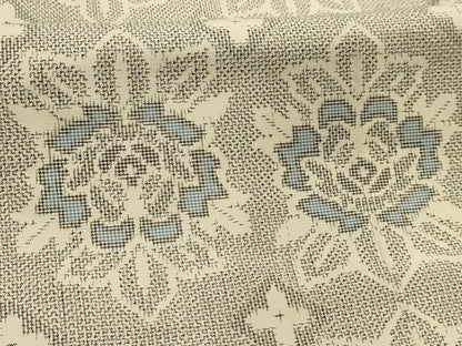 平和屋着物■本場大島紬　草花文　正絹　逸品　AABJ7973sx