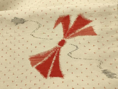 平和屋着物■上質な紬　束ね熨斗文　正絹　逸品　AABJ7976sx