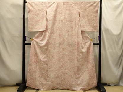 平和屋着物■上質な小紋　花尽くし　松坂屋扱い　正絹　逸品　AABJ7988sx