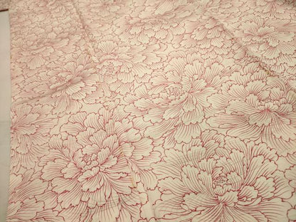 平和屋着物■上質な小紋　花尽くし　松坂屋扱い　正絹　逸品　AABJ7988sx