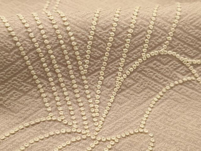 平和屋着物■訪問着　中国三大刺繍　相良刺繍　草花文　金糸　金彩　正絹　逸品　AABJ7993sx