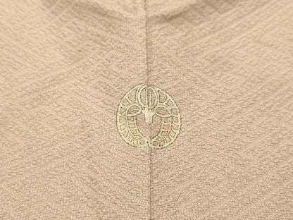 平和屋着物■訪問着　中国三大刺繍　相良刺繍　草花文　金糸　金彩　正絹　逸品　AABJ7993sx