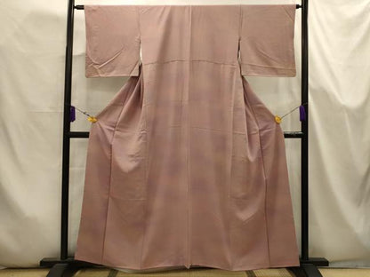 平和屋着物■上質な小紋　霞文　暈し染め　正絹　逸品　AABJ7997sx