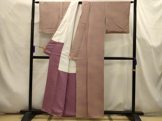 平和屋着物■上質な小紋　霞文　暈し染め　正絹　逸品　AABJ7997sx