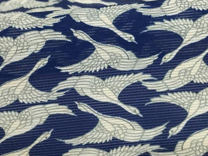平和屋着物＊夏物　小紋　絽　飛鳥文　洗える着物　AABJ8015jd
